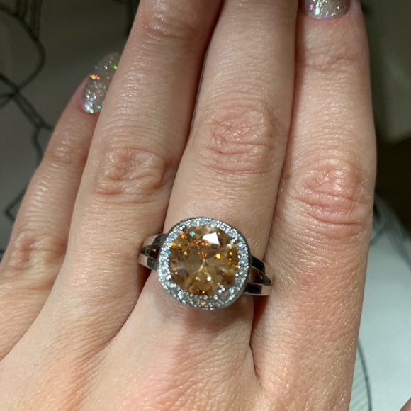 Smoky Quartz Sterling Silver Ring - Picture 6 of 6